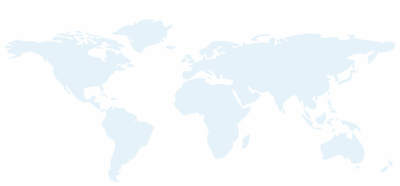 World Map in blue