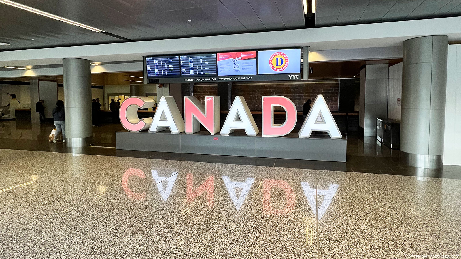 Calgary International Airport Canada Calgary Airport YYC international students and immigrant of Calgary Alberta