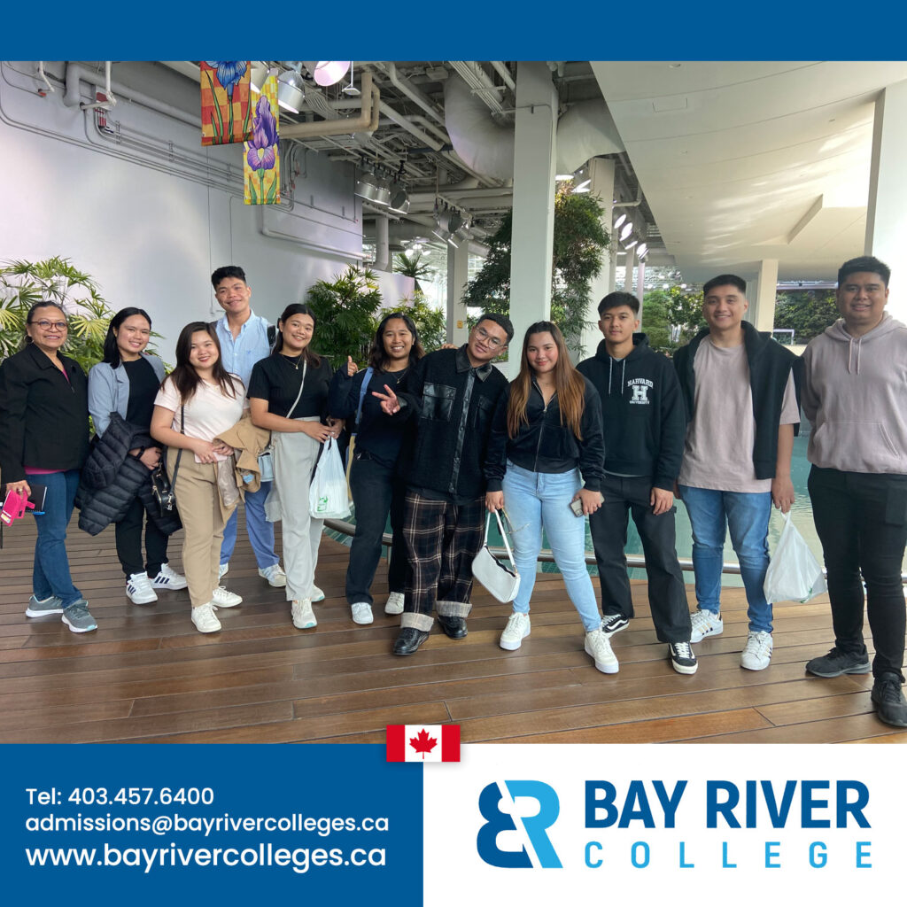 international students of Bay River College from Philippines and Far Eastern University Manila FEU at Consulate General of the Philippines in Calgary Alberta Canada