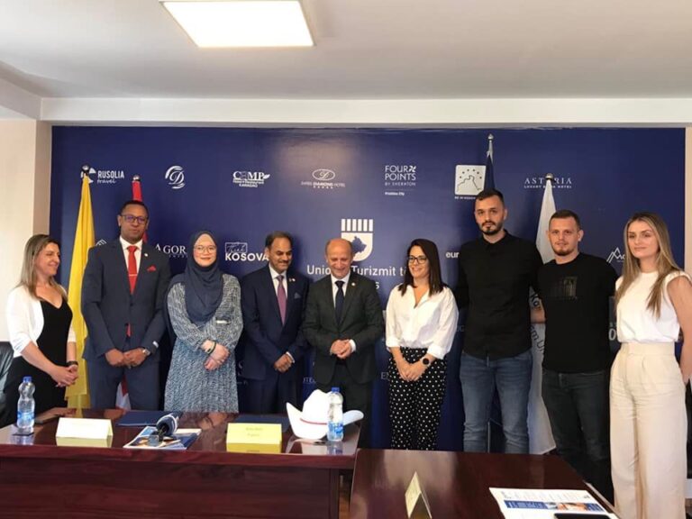 Bay River College Director Mr. Arshad Mahmood International Hospitality Industry Training to be launched by UTK Tourism Union of Kosovo in September 2022 in Pristina, Kosovo