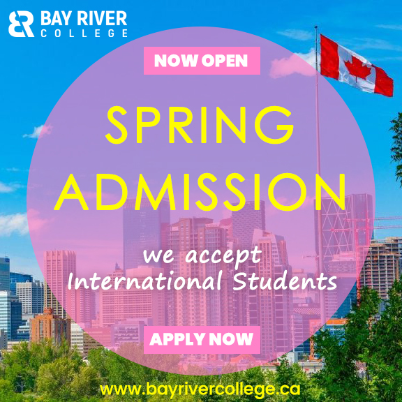 College in Canada accepting international students spring admission semester