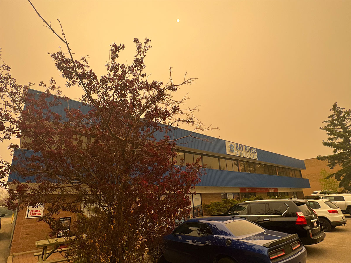 Alberta wildfires Calgary wildfire Bay River College Sky fire situation YYC Applied Environmental Technology Diploma program global warming issues