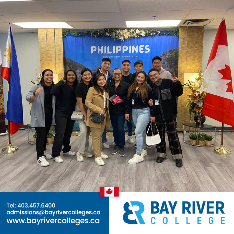 Bay River College's international students from Philippines and Far Eastern University Manila FEU at Consulate General of the Philippines in Calgary Alberta Canada