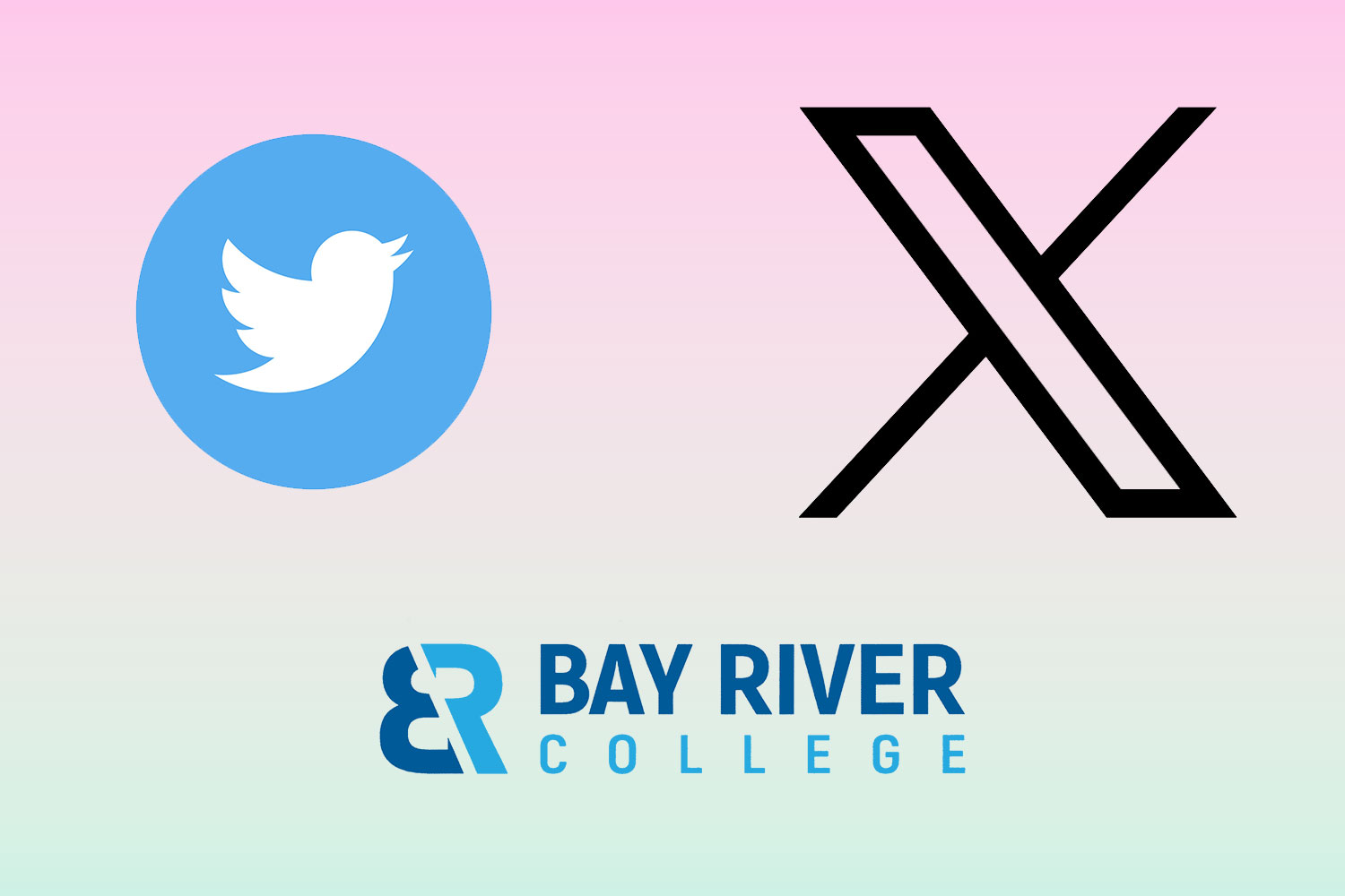 Twitter has been changed to X since Threads announced by Meta; Now check  out our both accounts! (Download X logo) - Bay River College