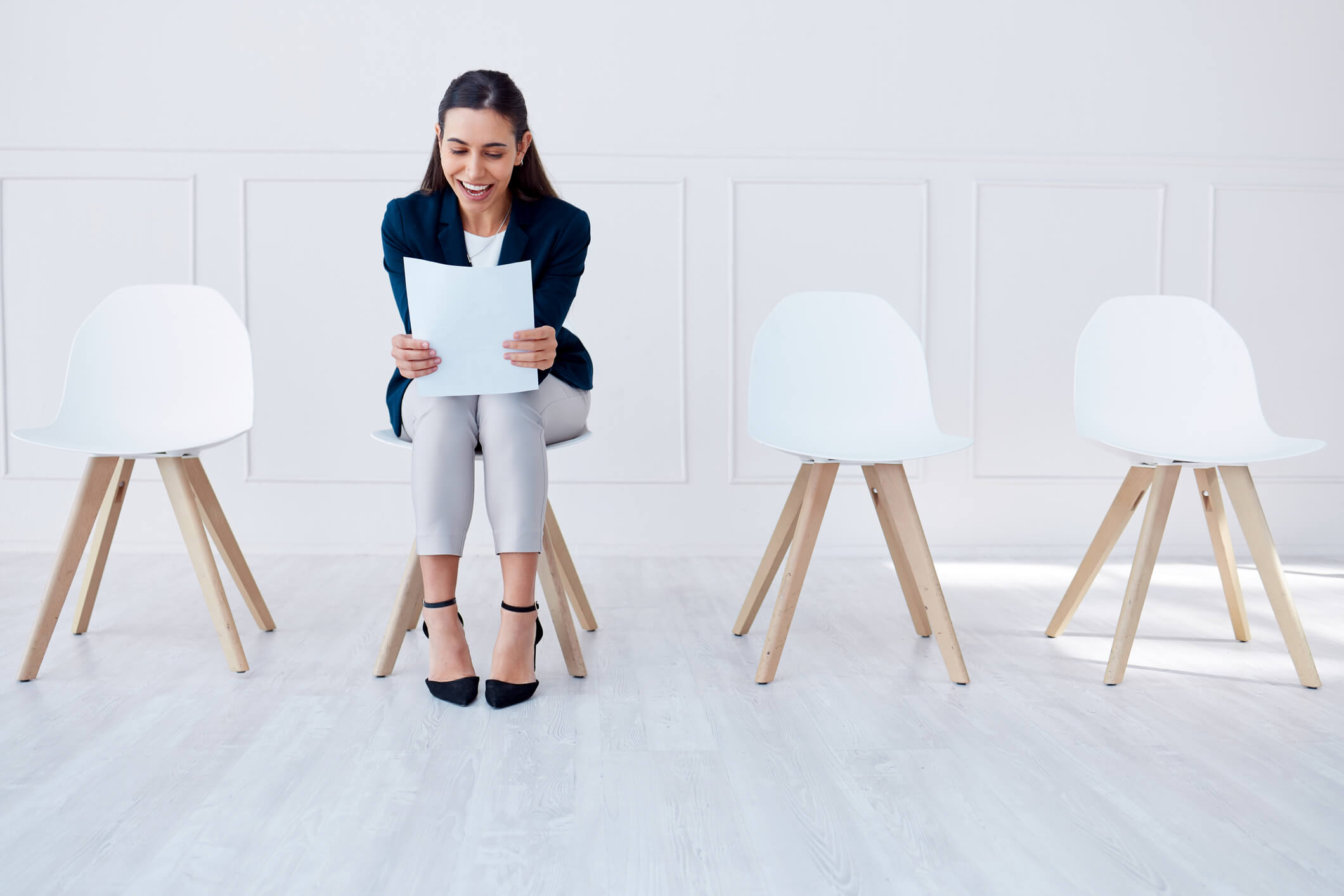 Education Assistant candidate preparing for a job interview
